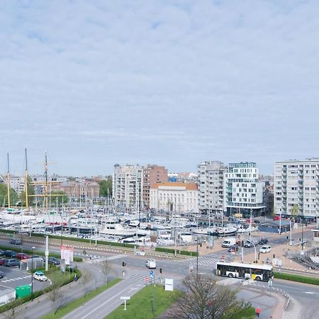 Zongericht Appartement Met Zicht Op De Jachthaven Oostende Dış mekan fotoğraf